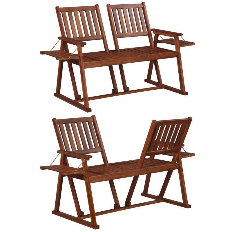 Highland Dunes Fenwick Landing Acacia Outdoor Bench Wayfair